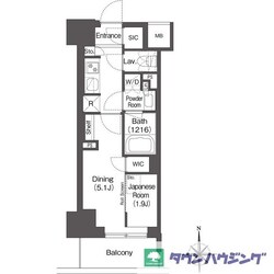 コンフォリア東新宿の物件間取画像